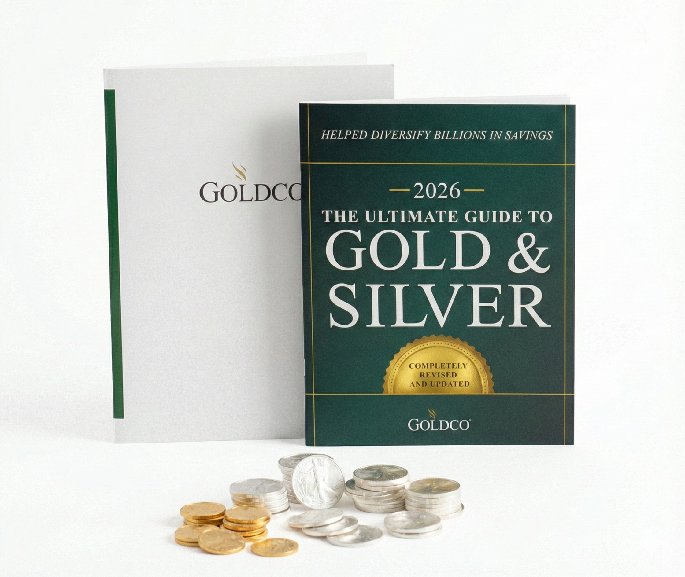 Gold & Silver Guide with coins